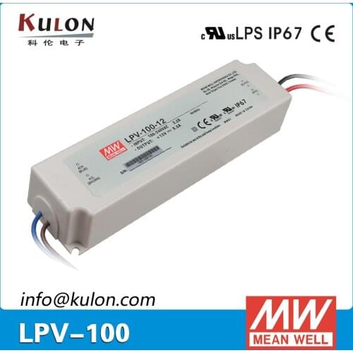Original Mean Well LPV-100-15 LED driver Single output 100W 15V 6.7A meanwell power supply