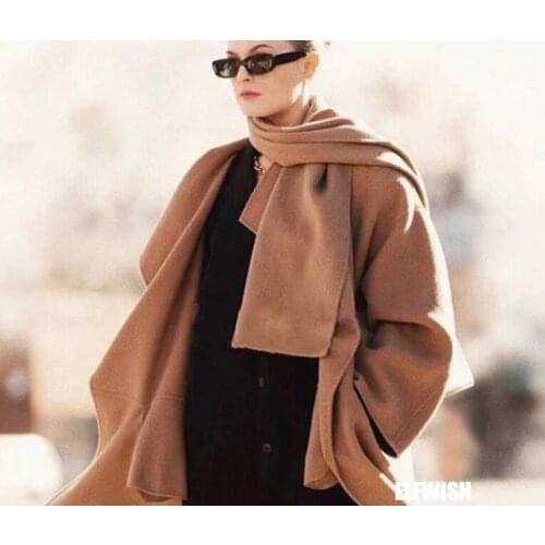 2022 Autumn Winter Womens WOOL CASHMERE Simone scarf Long shawl Scarfs