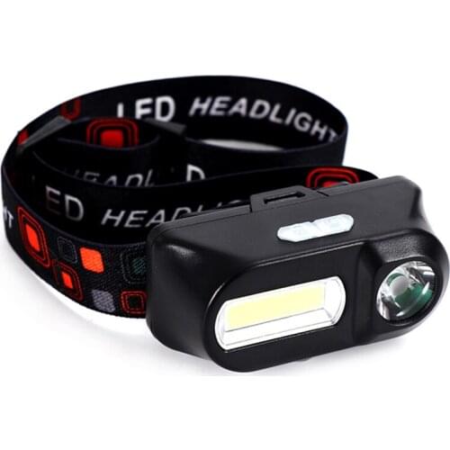 Rechargeable LED Headlamp Flashlight with 6 Modes Adjustable Light Souces for Camping Outdoors Fishing Tools SAL99