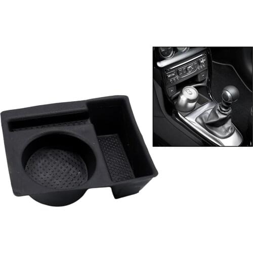 Cup Holder Vehicle Ashtray Replace Suitable for Citroen DS3 Insert Black