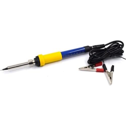 DC 12V Portable Soldering Iron Low-Voltage Car Battery 60W Welding Rework Repair Tools