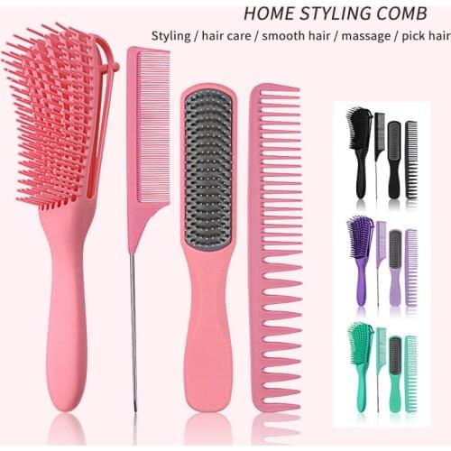 Professional hairdressing scalp massage hairbrush anti-tangling anti-static hair comb airbag comb, household daily combing tool
