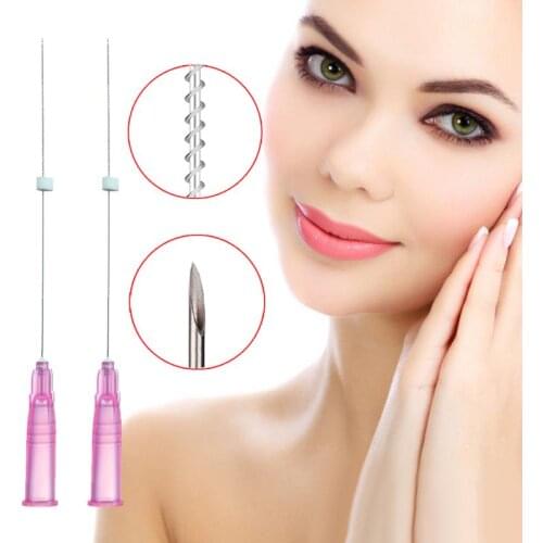 2021 Best Quality 20pcs/bag Wrinkles Removal Skin Tightening Sharp Needle Pcl Screw Thread