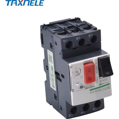Motor starter GV2ME series Motor protector Motor Circuit Breaker Push Button 3P Thermal Magnetic Type motor breaker MPCB