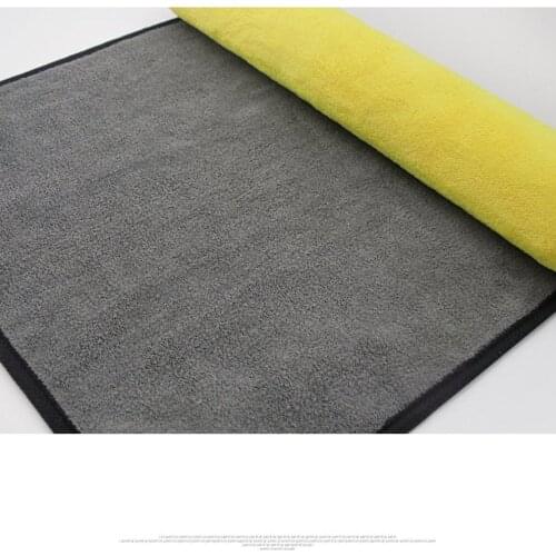 Super Thick Plush Microfiber Car Cleaning Cloth Wet and Dry Dirt Dust Car Wiping Washing Towel Good Water Absorption