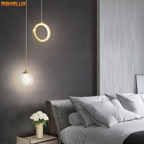 Nordic LED Wire Pendants For Bedside Living Room Dining Table Kitchen Villa Restaurant Hotel Coffee Bar Foyer Indoor New Lights