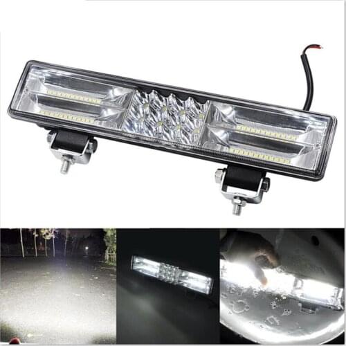 Car Led Strip Work Light Engineering Roof Searchlight Maintenance Auxiliary Lamp Car Headlight 60LED DC12-80V Motorcycle Parts