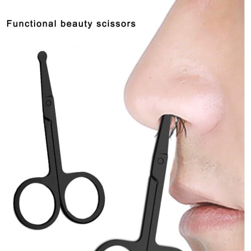 Lightweight Stainless Steel Pointed Head Beauty Trimmer Nose Hair Trimmer Ergonomics Lightweight Nose Hair Trimmer