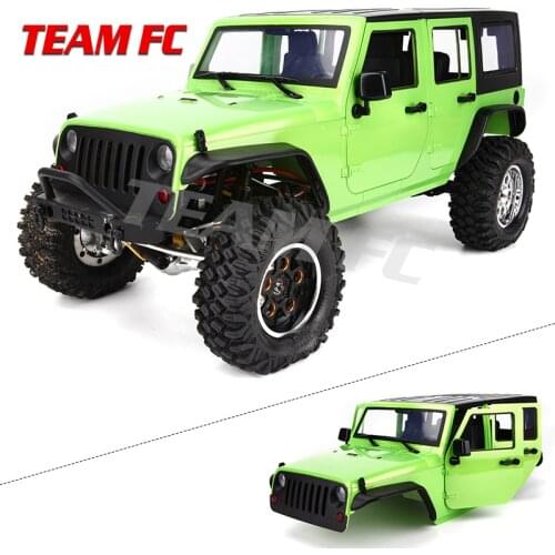 KIT Available 313mm 12.3inch Wheelbase Body car Shell Cage for 1/10 RC Crawler Car SCX10 SCX10 II TRX4 90046 90047 Jeep Wrangler