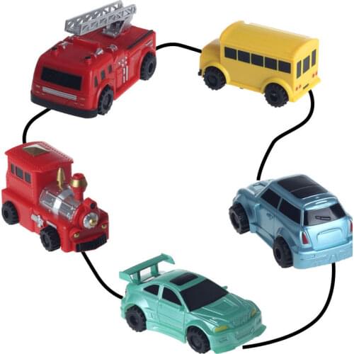 Magical track toys inductive tank car model car robot penguin following by line you draw intelligence development kids toy