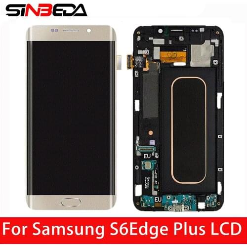 Super AMOLED For SAMSUNG GALAXY S6 Edge Plus LCD Display Touch Screen Digitizer Assembly For SAMSUNG S6Edge Plus G928 G928F LCD
