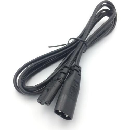 1.8M IEC 320 2-Pin C7 Female To C8 Male Figure 8 Power Adapter Extension Cable 180CM