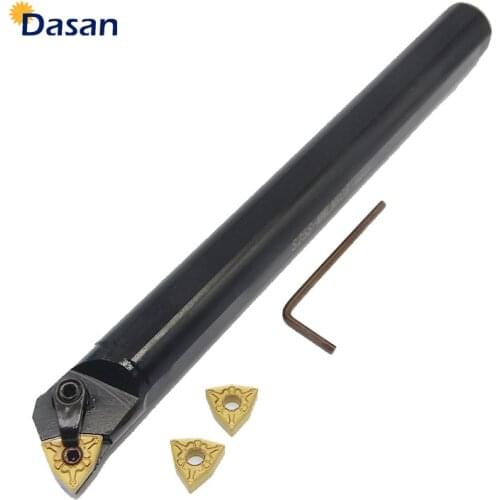 1PC S16Q MWLNR08 Holder with 10pcs WNMG080404 MA TM Carbide inserts High Quality Blade Boring Bar cnc Lathe l Turning Set Tool