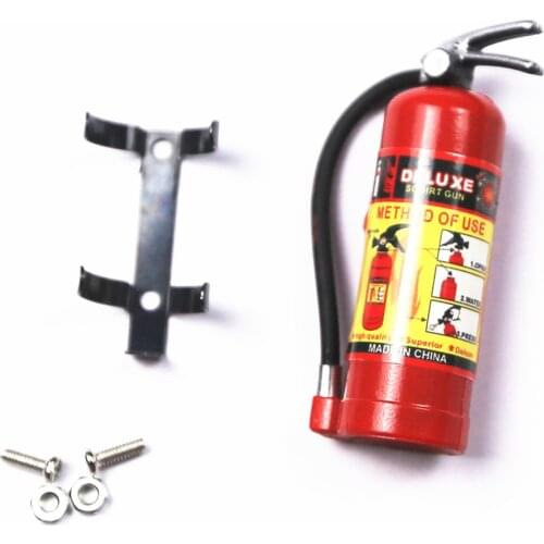 RC Car Accessories Plastic Fire Extinguisher with Sticker for RC Rock Crawler Axial SCX10 90046 TRAXXAS TRX4 D90 VS4-10