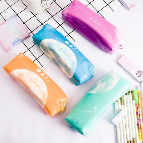 Starry Sky Large Capacity Pencil Cases Pen Storage Bags Creative Pen Box Pouch Case Office School Stationery Supplies 050066