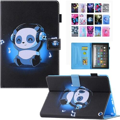 For Amazon kindle fire hd 10 plus 2021 Case HD 10 2017 2019 cases hd 8 2016 2017 2018 HD8 2020 for kindle fire 7 2015 2017 2019