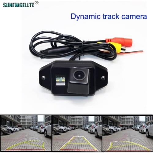 Dynamic Trajectory Tracking Car Reversing Backup Rear View Camera For Toyota Land Cruiser 120 Series Toyota Prado 2700 4000