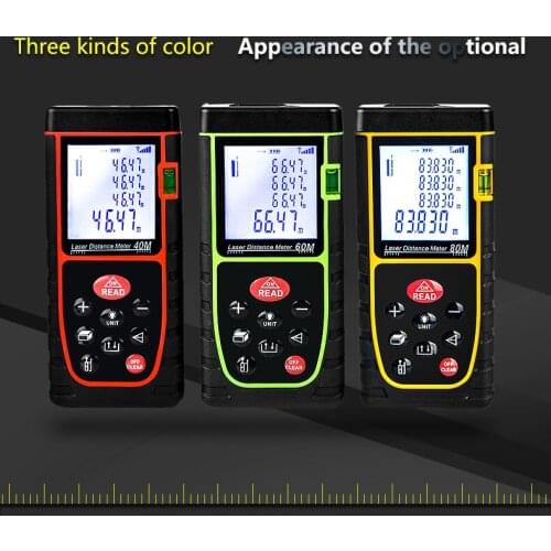 40m 60m 80m 100m Laser Rangefinder Electronic Laser Distance Meter Digital Range Finder Height Measurement Instrument