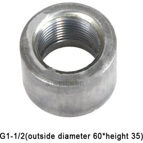 G1-1/2 1-1/2 inch 1.5'' female coupling welded seat welding base oil cylinder connector hydraulic port fitting oil tank Nozzle