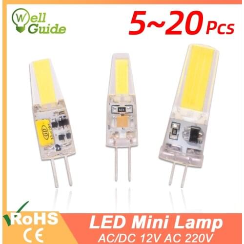 GreenEye LED G4 G9 Lamp Bulb 3W 6W 10W AC/DC 12V 220V 240V COB SMD LED G4 G9 Dimmable Lamp replace Halogen Spotlight Chandelier