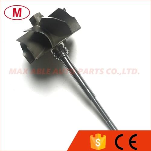 GT3076R GTX3076R GTX3067R 9 blades Ball Bearing 55.00/60.00mm Trim 84 Turbocharger Turbine Shaft&Wheel/Turbo Turbine Wheel Shaft