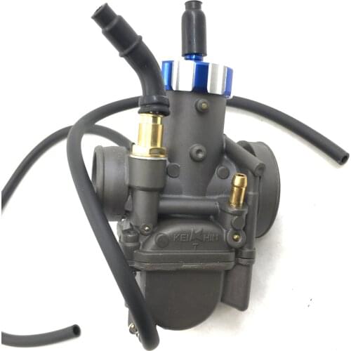SherryBerg Carb Carburetor PE28 PE 28MM for HONDA YAMAHA KTM SUZUKI replace for Keihin Elbow Manual choke universal carby black