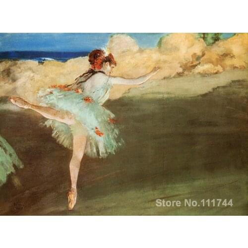 Canvas paintings The Star Dancer on Pointe Edgar Degas artwork Hand painted High quality
