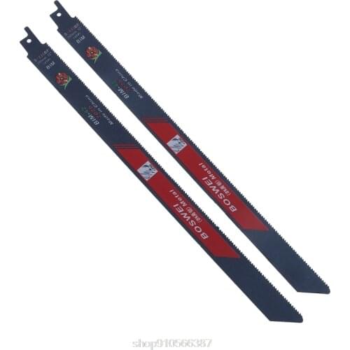 2pcs 300mm 14TPI BIM Reciprocating Sabre Saw Blades for Cutting Metal Aluminum Sheets Wood Plastic N27 20 Dropshipping