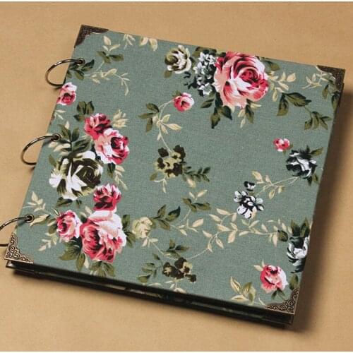 Hot-sale Floral DIY album Scrapbook Paper Crafts baby shower photograph holder cute photo album free shipping