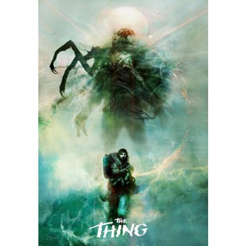 THE THING FILM MOVIE METAL TIN SIGN POSTER WALL PLAQUE