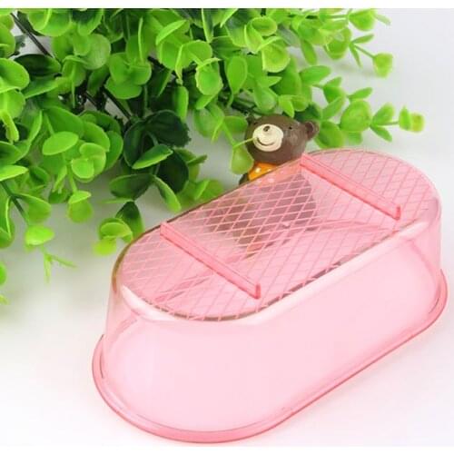 Multi-functional Plastic Pet Bird Cage Bath Pot Parrot Bathtub Portable Birds Supplies Shower Room Toilet