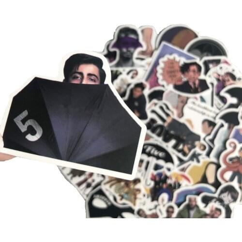 10/50pcs/pack The Umbrella Academy Classic TV Show Graffiti Stickers For Skateboard Box Computer Notebook Car Childrens Toys