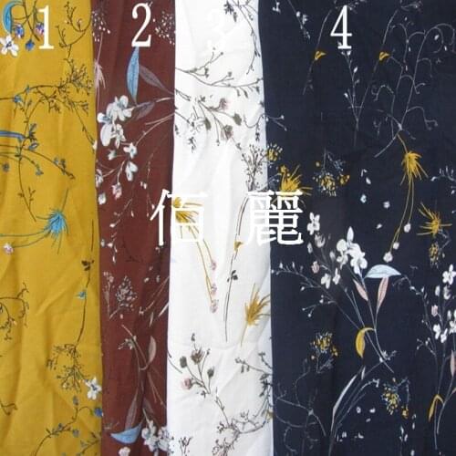 Opaque thin snow spins cloth headdress flower scarf ladies clothing fabrics and fabrics such as cloth / 1 m