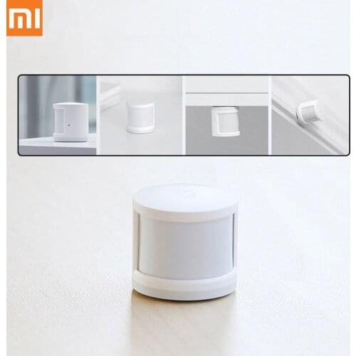 Original Xiaomi Mijia Human Body Sensor Portable Zigbee Connection Mi home App Smart Body Movement Motion Sensor for Home Safety
