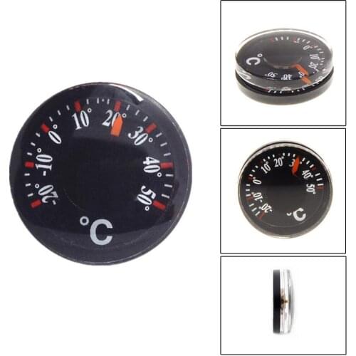 Outdoor camping hiking portable thermometer celsius pointer thermometer waterproof round thermometer plastic R3D3