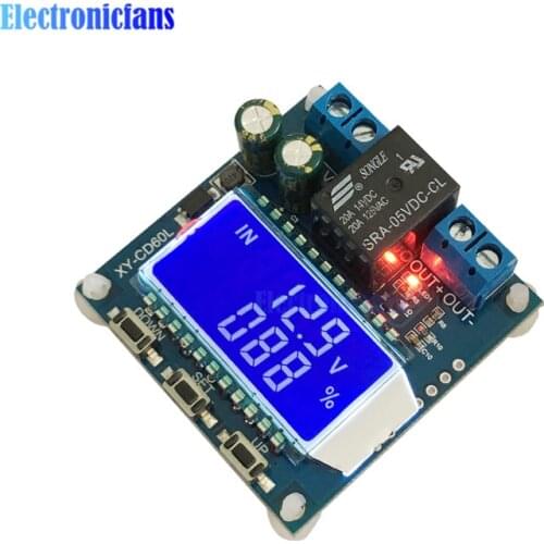 CD60L Solar Battery Charger Controller DC 6-60V Battery Charging Discharge Control Module 12V 24V 48V Undervoltage Protect Board