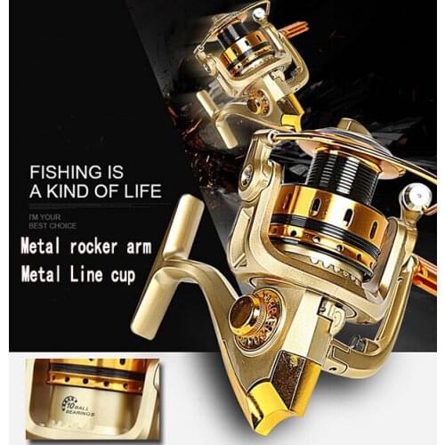 Full Metal Rocker 10 BB Fishing vessel Spinning Wheel Reels Before unloading force Wheel Rock Fishing Sea pole Fishing Reel