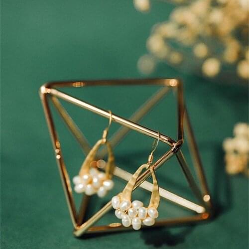 Simple Diamond Jewelry Rack Metal Frame Earrings Display Frame Necklace Bracket Bracelet Display Bracket Earring Holder Stand