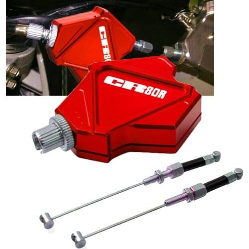 Motorcycle CNC Stunt Clutch Lever Easy Pull Cable System For HONDA CR80R 1983-2007 1984 1985 1986 1987 1988 1989 1990 1991 1992