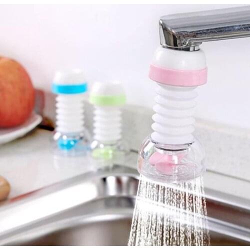 360° Rotating Faucet Shower Filter Home Kitchen Water-tap Water Saving Nozzle Aerator Faucet Splash-proof Filter Adapter