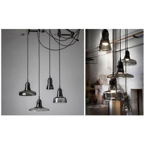 Japan industrial lamp deco maison glass bedroom living room Home Decoration E27 Light Fixture deco maison hanglamp