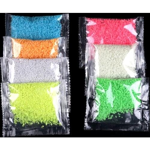 Super luminous 10g/Bag Colorful Party DIY Fluorescent Particles Glow Pigment Bright Glow Sand Glowing in the Dark Sand