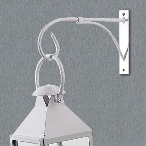 Iron Wall Hanging Hook Indoor Outdoor Home Decoration Hook Hanging Plant Flower Pot Bird Cage Lantern Bird Nest Wind Chime