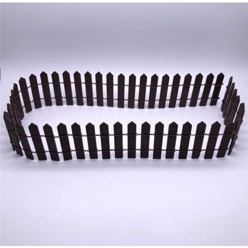1 Piece 90*5cm Railing Mini Moss Micro-landscape Fence Garden Decoration Small Paling Wood Palisade DIY Flower Disc Balustrade