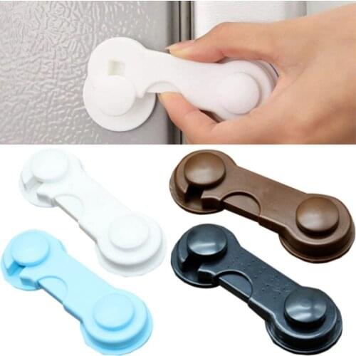 1Pcs Multi-function Safety Locks Security Protector Latch Children Baby Safety Lock Cupboard Cabinet Door Window Drawer