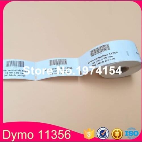 30 Rolls Dymo Compatible 11356 Label 41mm*89mm 300Pcs Compatible for LabelWriter 400 450 450Turbo Printer SLP-440 SLP-450