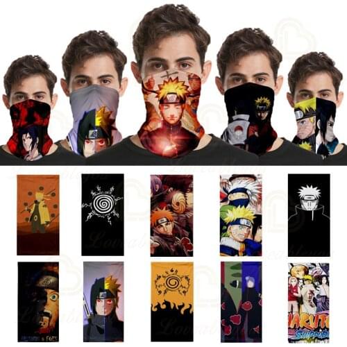 3D Face Bandans for Dust Bike Bandanas Scarf Naruto Cycling Balaclava Headwear Face Shield Face Bandana Headband