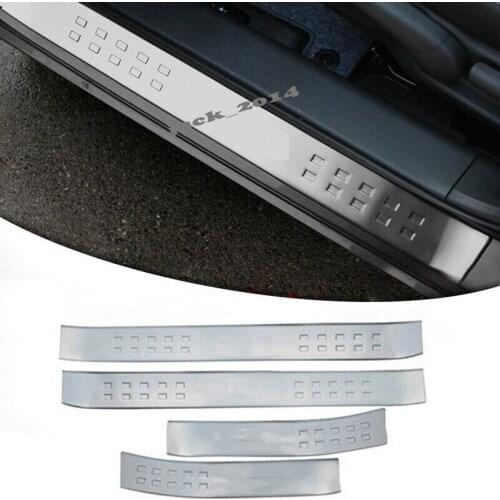 4PCS Outer Side Door Sill Guards Scuff Plate trim for Honda Accord 9th 2014-2015