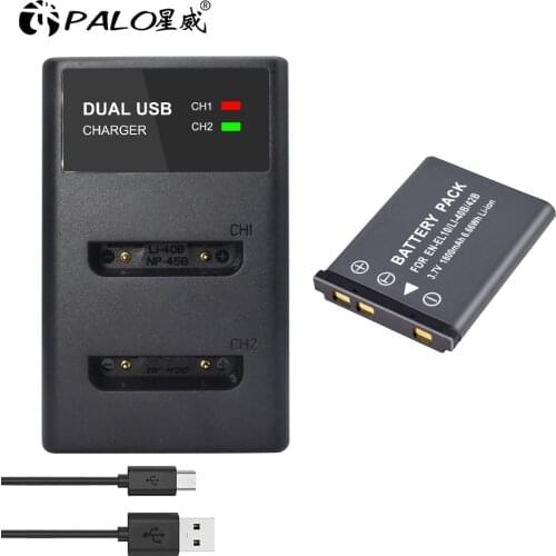FOR 3.7V 1800mAh Li-40B Li40B Li-42B EN-EL10 EN EL10 Digital Rechargeable Camera Battery For Olympus For Nikon For Fujifilm