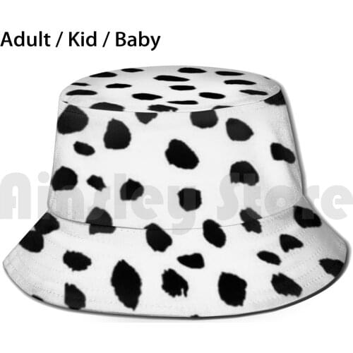 Dalmatian Print Phone Case Sun Hat Foldable UV Protection Phone Case Trendy Trend Trending Star Pack Dot Dotted
